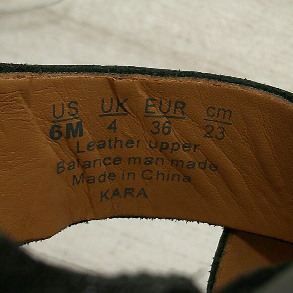 FRANCO SARTO Leather Minimalist Strappy KARA Sandal Size 6M | UK 4 | EUR 36 - Picture 6 of 11